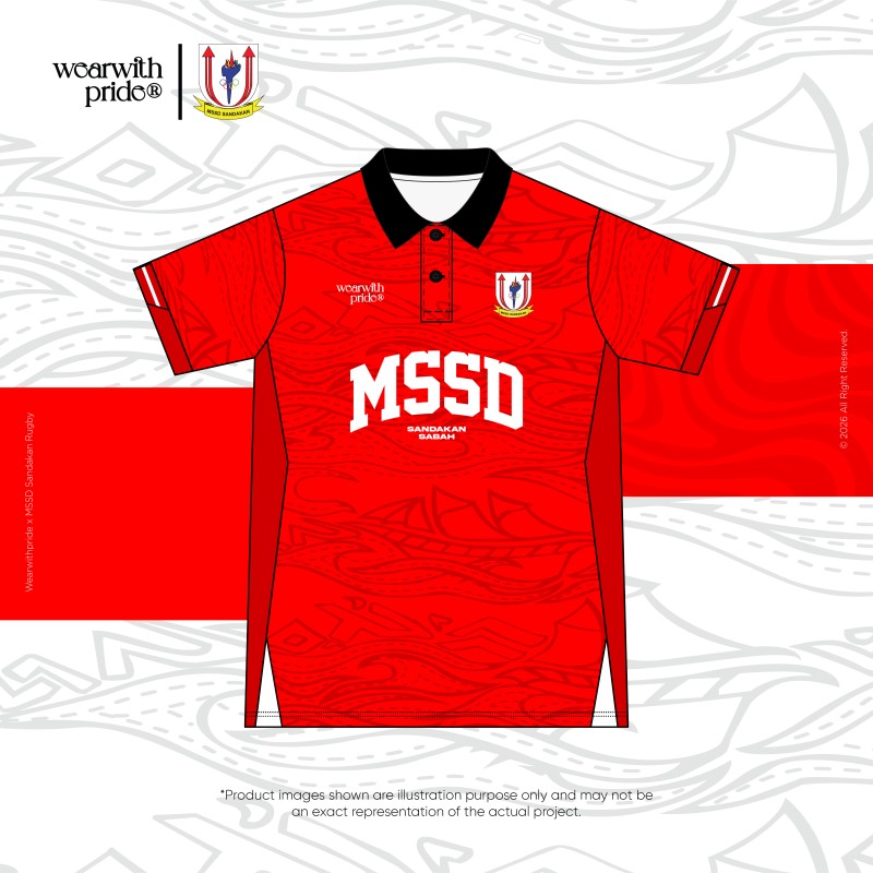 [ADULT] MSSD SDK RUGBY POLO RAGLAN